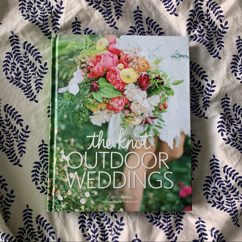 NEW the knot outdoor wedding planning book ✨ hc